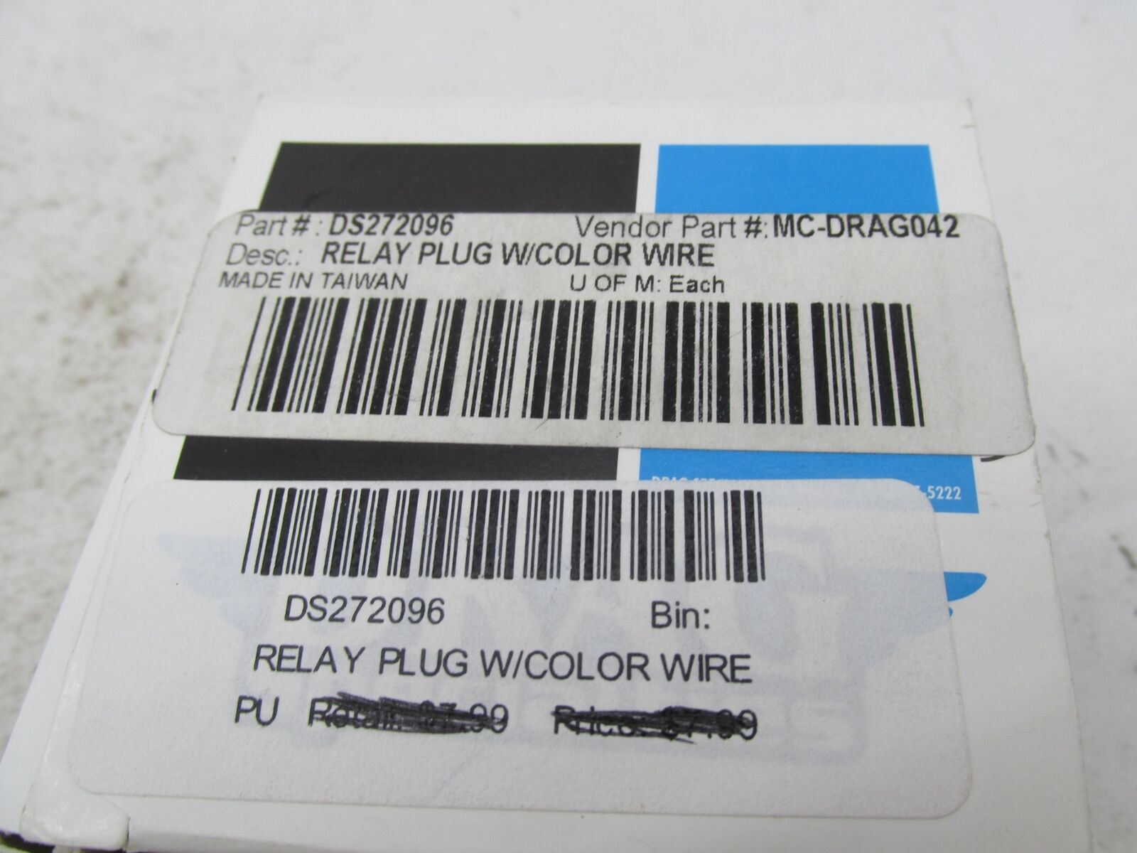 Harley Davidson Drag Specialties Color Wire Relay Plug DS272096 MC-DRAG042