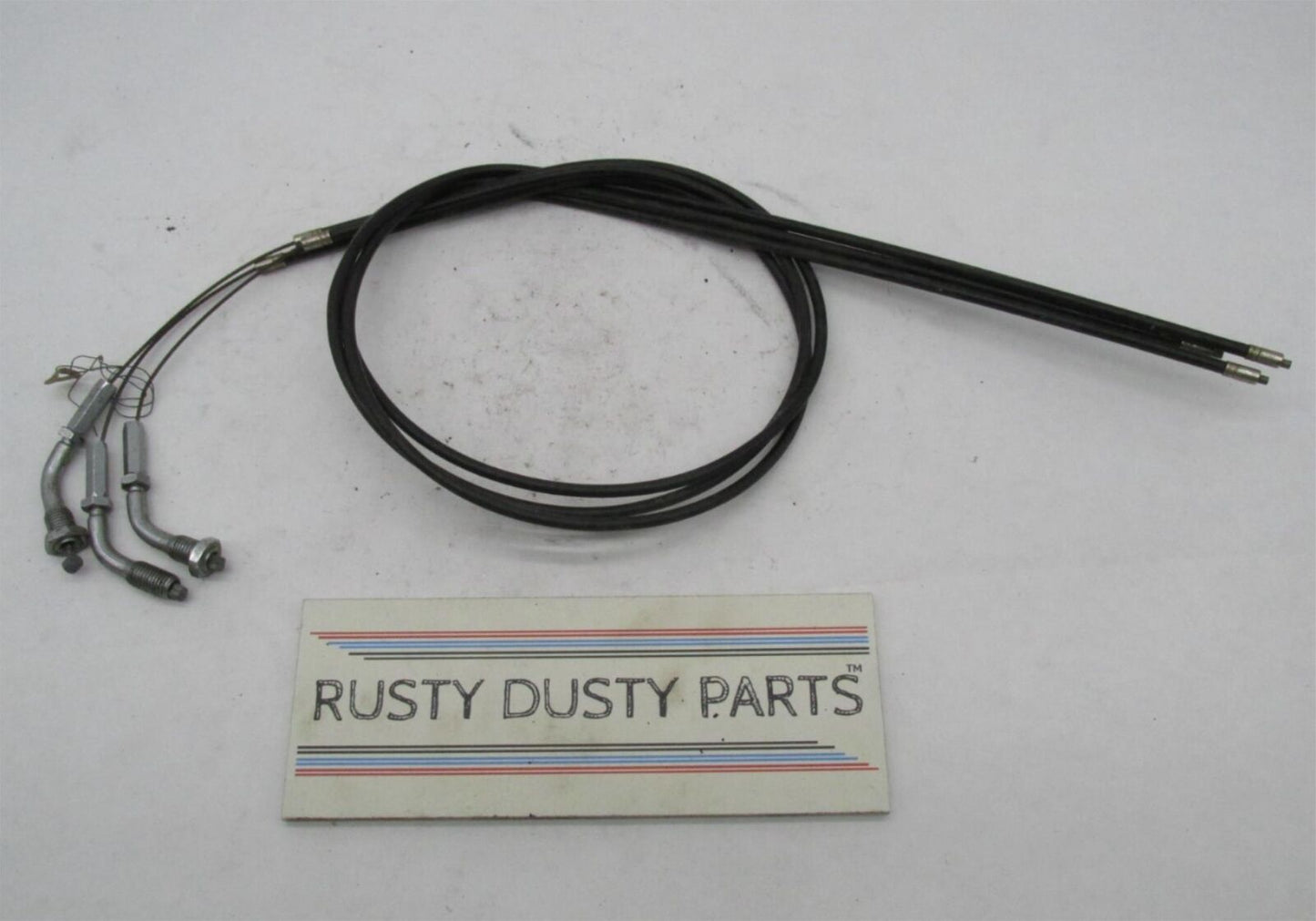 Set of  of 3 FAMA TSK Triumph Triple Motorcycle Throttle Cables