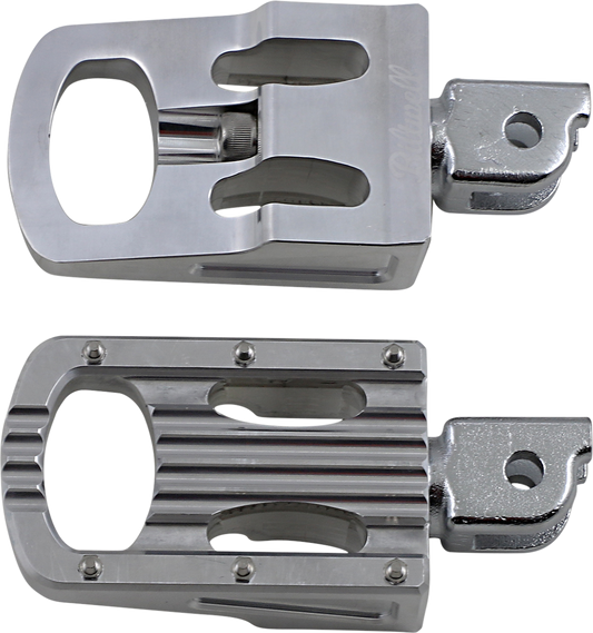 BILTWELL Punisher Footpegs Black Driver 7005-303-03
