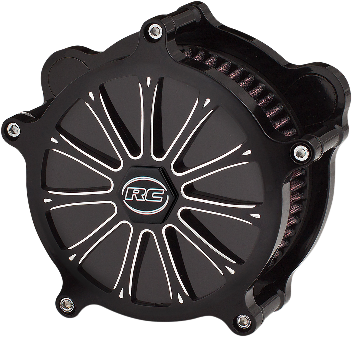 RC Components Airstrike Air Cleaners Black Exile AB-02B-122E