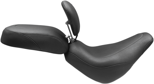 Mustang Wide Tripper Solo Front And Rear Seats Black 79493