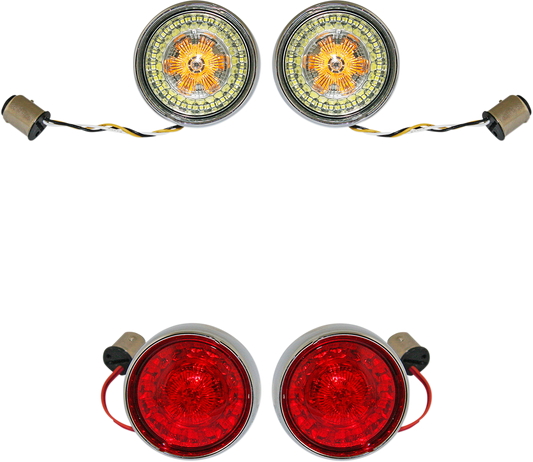 Custom Dynamics Probeam Bullet Bezel Turn Signal Conversion Kit PB-BCM-BB-C
