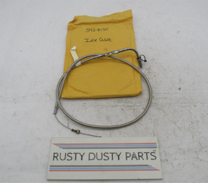 Harley Davidson Barnett Steel Braided Idle Control Cable 342-01SC