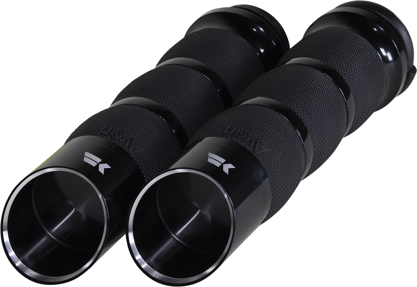 Khrome Werks Edge Air Cushion Grips Black 500150