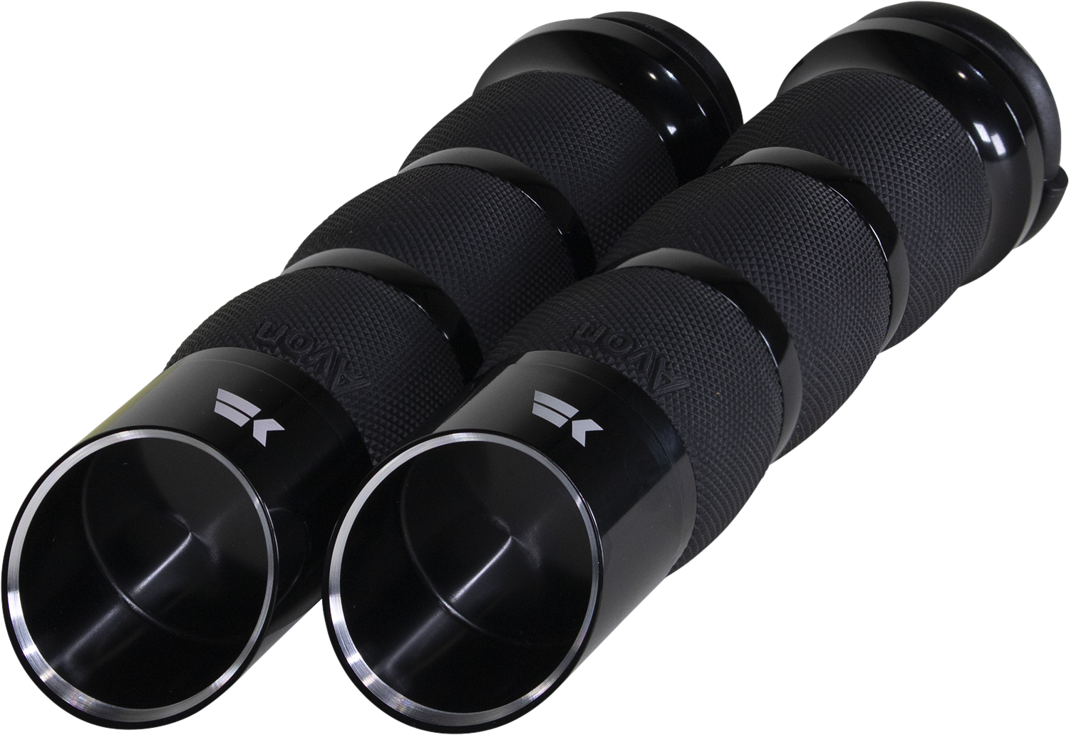 Khrome Werks Edge Air Cushion Grips Black 500150