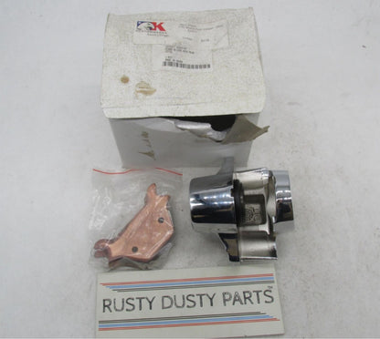 KustomWerkz Harley Davidson Chrome Rear Brake Caliper Assembly 43003 44050-87