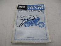Buell Official Factory 1997-1998 M2 Cyclone Service Manual 99491-98Y