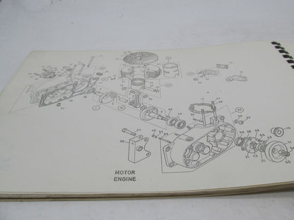 Bultaco Factory 1972 Lobito Motorcycle Catalog Parts List Book 62.32-117-1