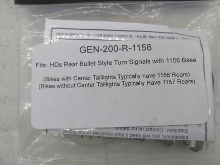 Harley Davidson Custom Dynamics Red LED Turn Signals 1156 2060-0269