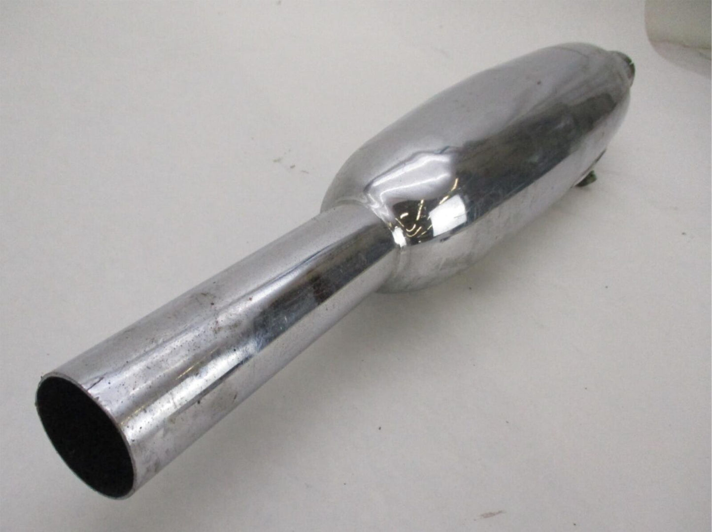 Vintage Original Triumph BSA  Chrome Pea Shooter Exhaust Muffler