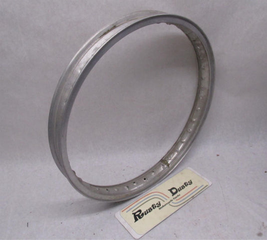 Vintage San Remo Aluminum 40 Spoke Motorcycle Wheel Rim 2.25x19" 1.6 x 19 #10