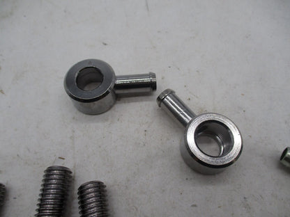 Mixed lot of Harley Motorcycle Brake Line Hardware Banjo Bolts T Junctions