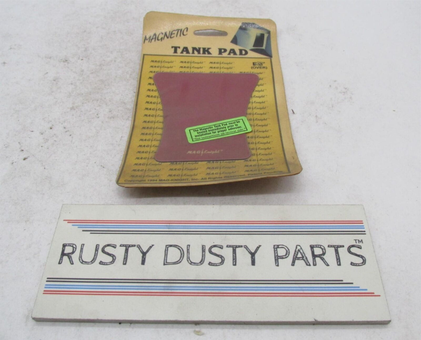 Mag Knight Universal Motorcycle Magnetic Tank Pad MK-UNIV-RED