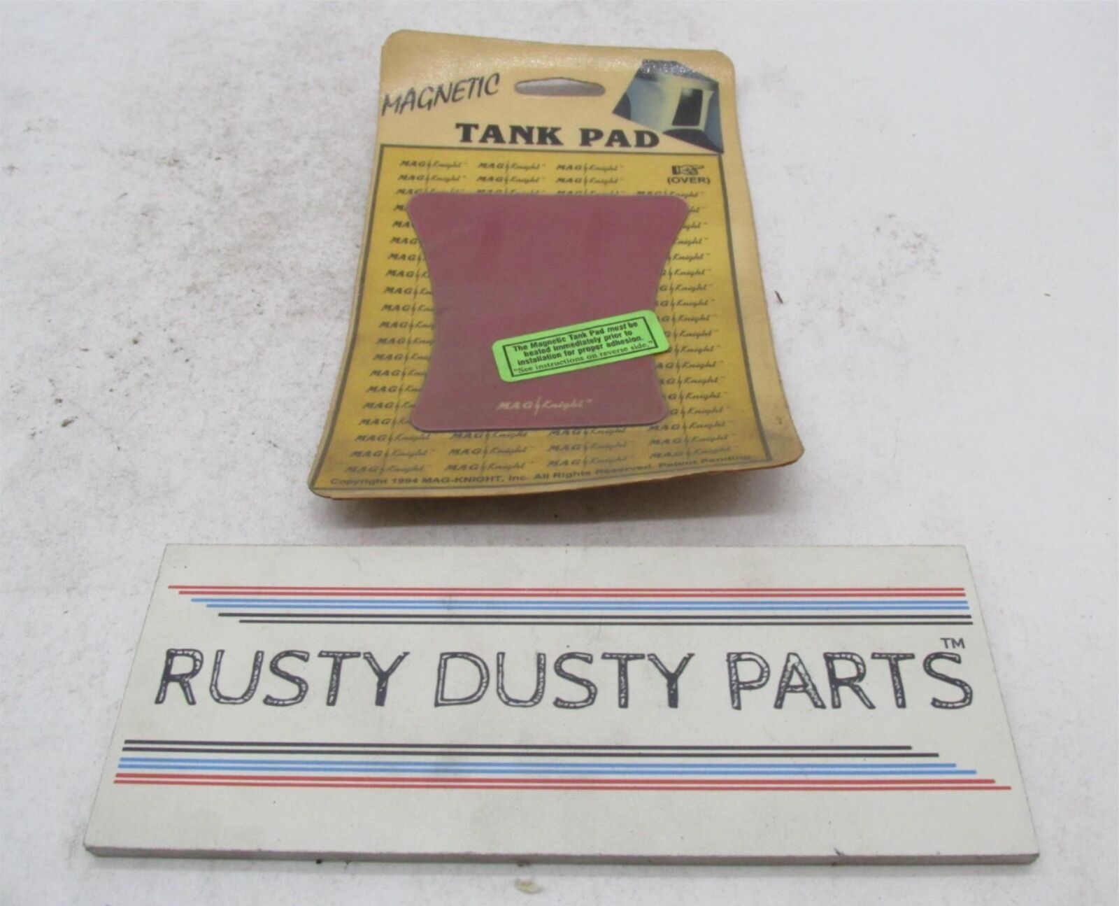 Mag Knight Universal Motorcycle Magnetic Tank Pad MK-UNIV-RED