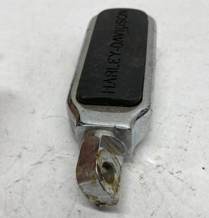 Harley Davidson Single Chrome Rubber Foot Peg Highway Peg