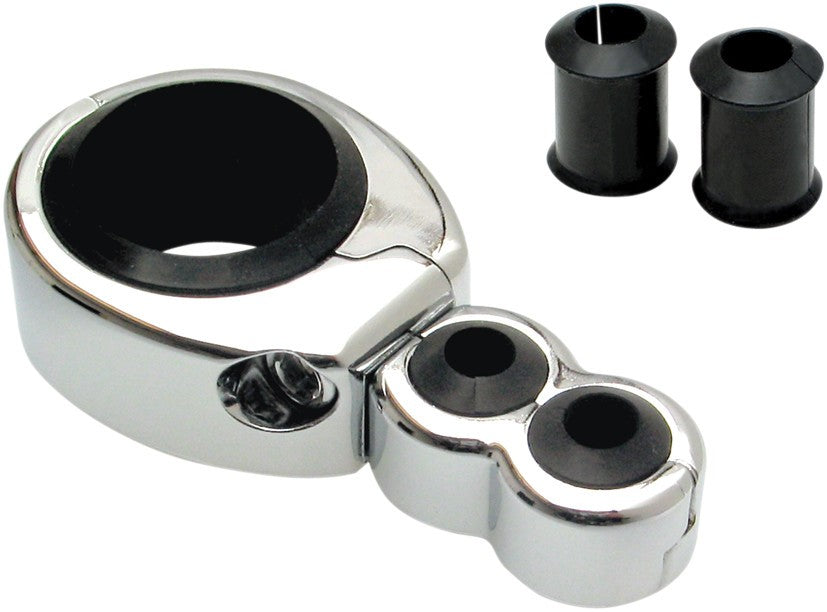 Motion Pro Cable Clamps 1in. - 1 1/8in. Dual Throttle/Clutch 11-0044