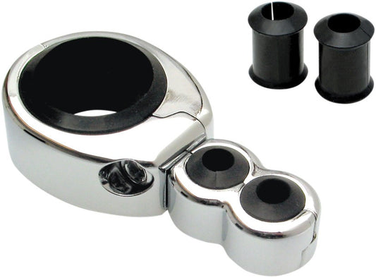 Motion Pro Cable Clamps 1in. - 1 1/8in. Dual Throttle/Clutch 11-0044