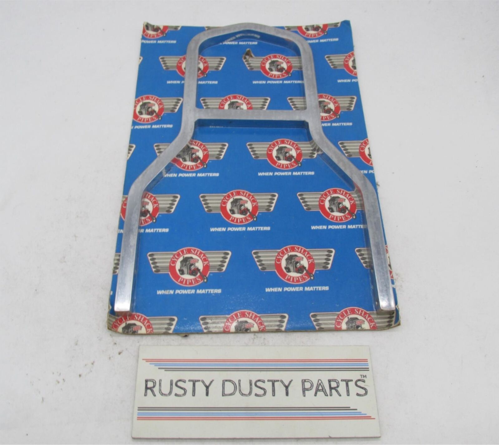 Cycle Shack Honda Shadow ACE Sabre Chrome Sissy Bar Backrest 10" x 14.5"