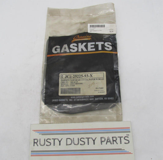 Lot of 5 Harley James Gasket Cam Gear Cover Gaskets JGI-25225-93-X