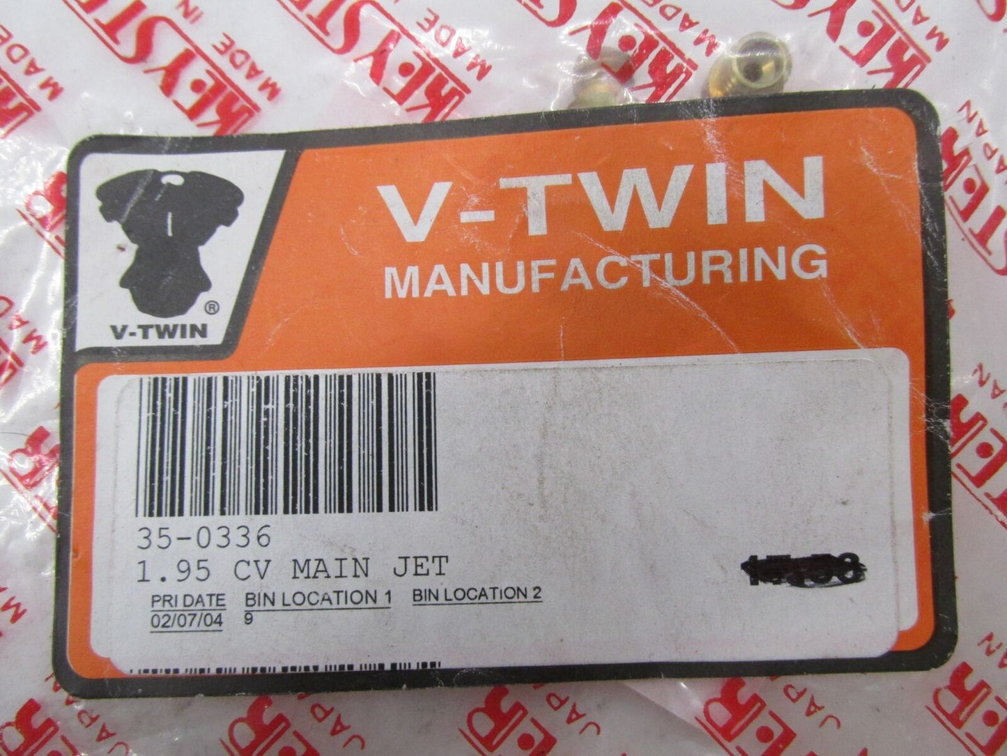 Lot of 5 Harley Davidson Keyster #195 CV Carburetor Main Jets 20729