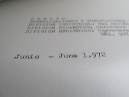 Bultaco Factory 1972 Lobito Motorcycle Catalog Parts List Book 62.32-117-1