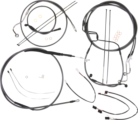 Magnum Black Pearl Designer Handlebar Installation Kit 487971