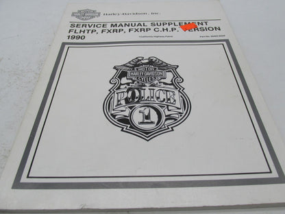 Harley Davidson Official Factory 1990 FLHT Service Manual Supplement 99483-90SP