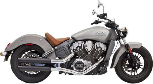 Bassani 3" Slip-On Mufflers Black Slash Cut 8S27BSB