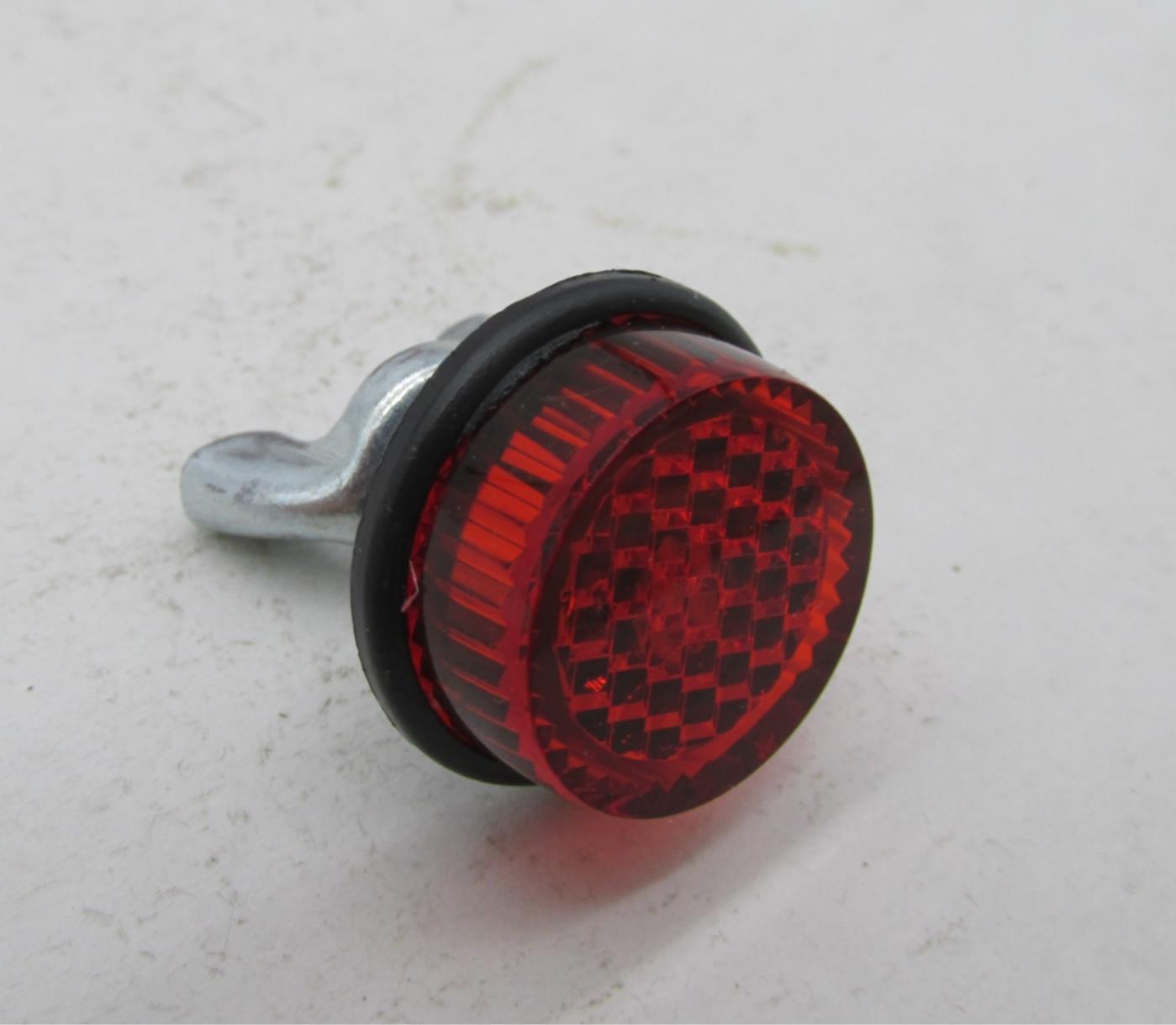 Lot of 21 Chris Products Safety Red Licence Plate Reflectors