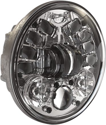 J.W. SPEAKER 5 3/4" LED Adaptive 2 Headlight Chrome 555101