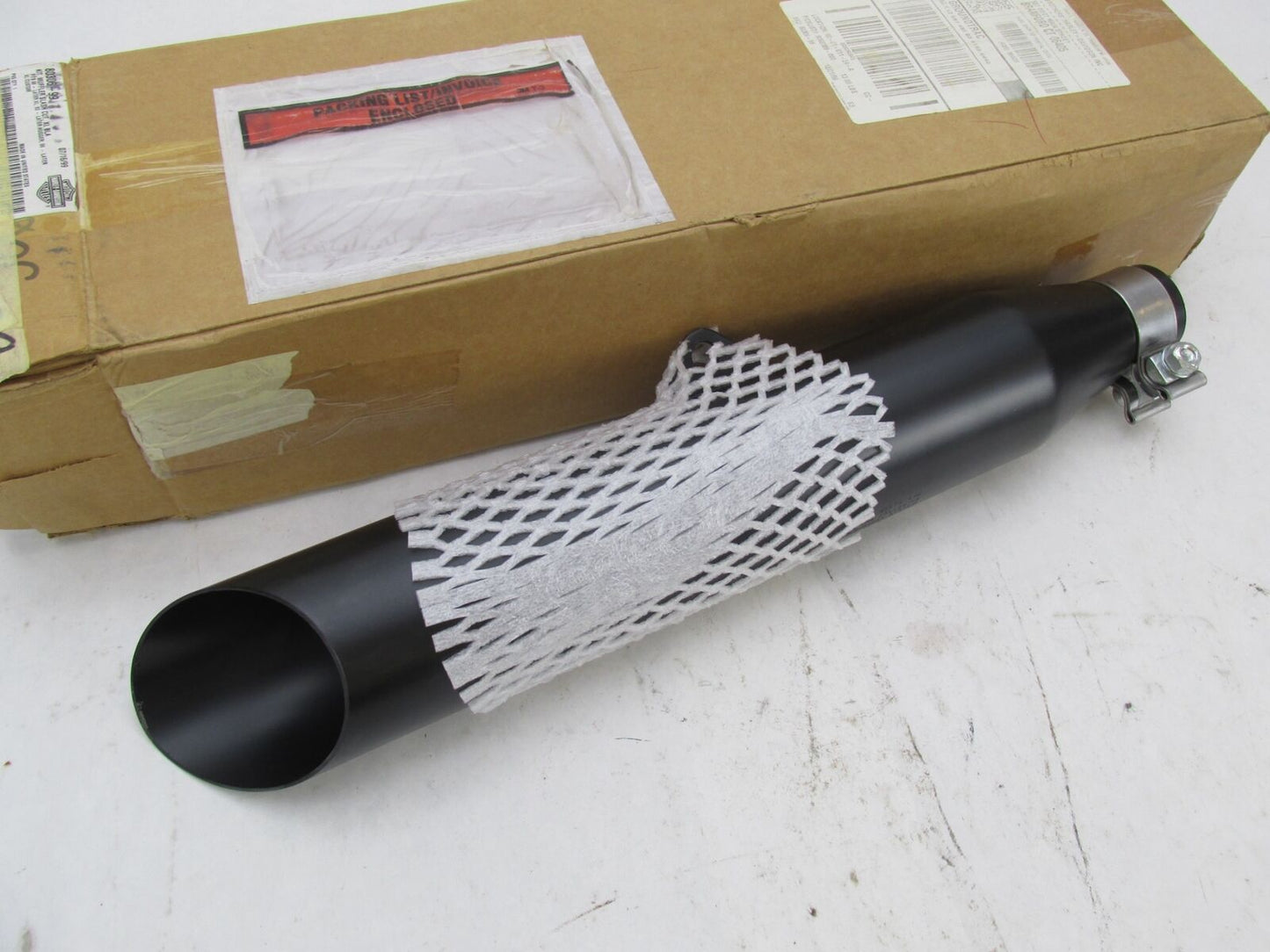 Harley Davidson Genuine NOS Slash Cut XL Black Exhaust Mufflers Kit 80306-99