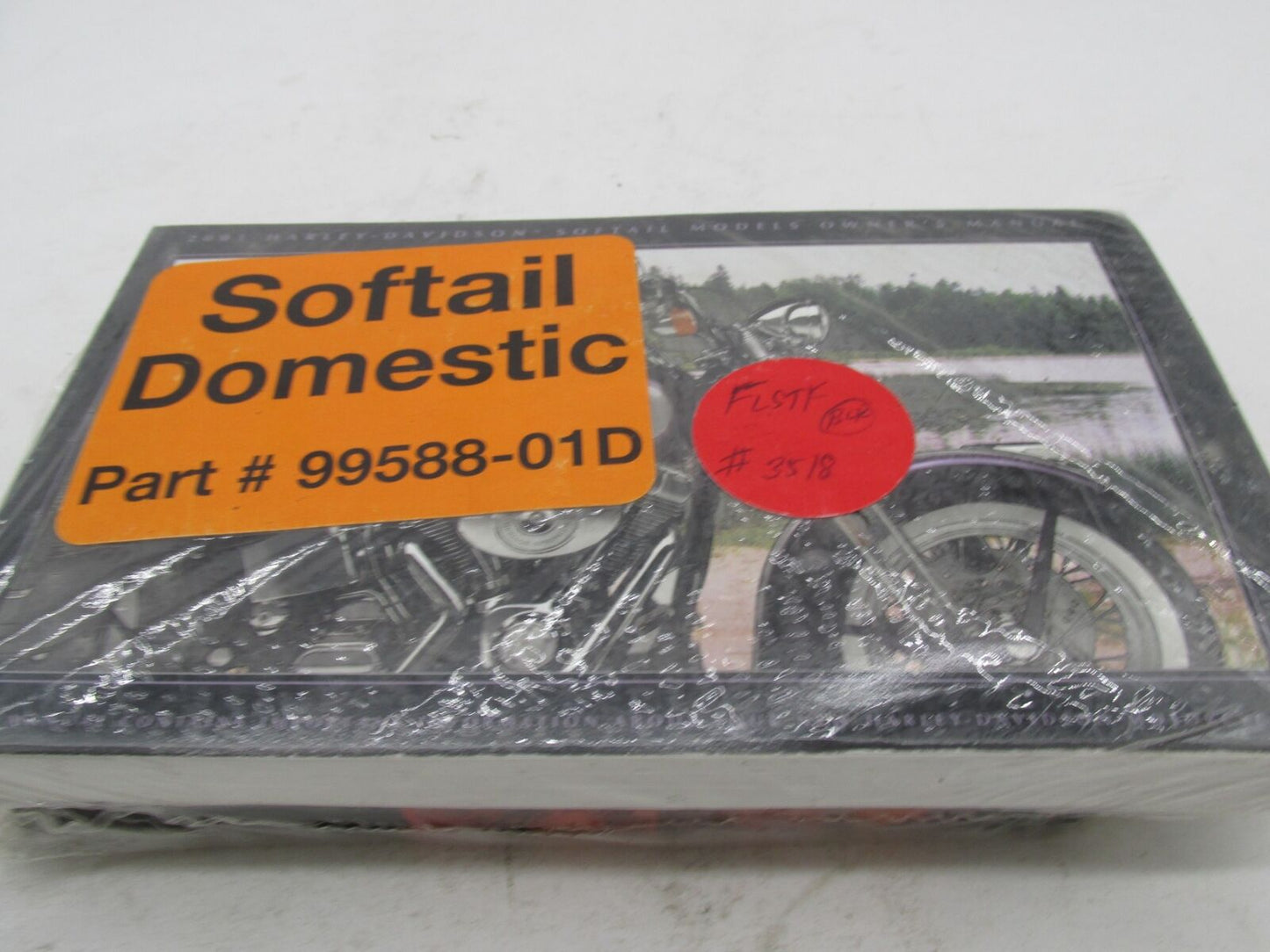 Harley-Davidson Factory Complete 2001 Softail Owner's Manual 99588-01D 99469-01