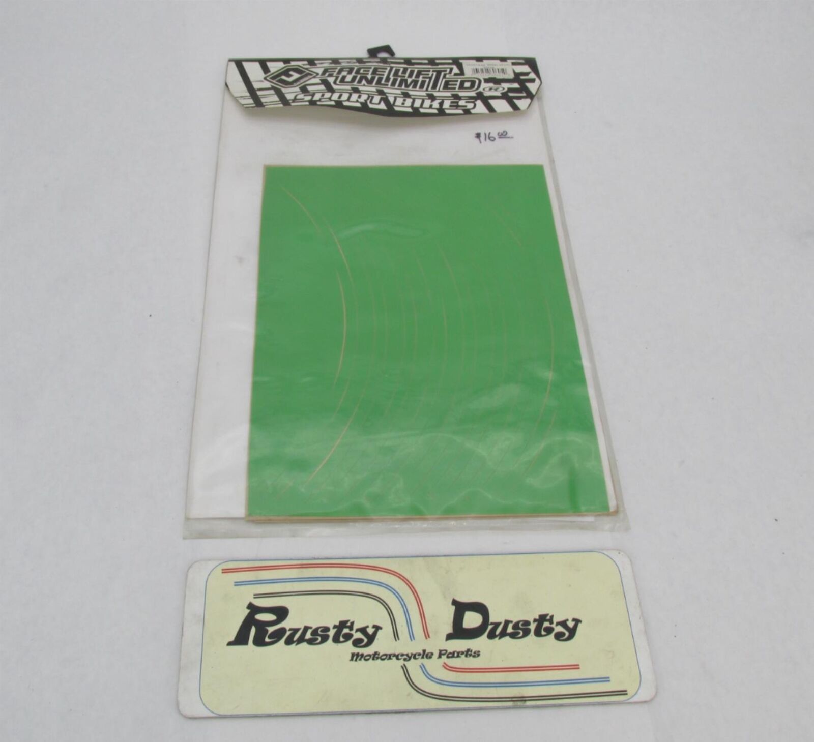 Face Lift Unlimited Sport Bike Green Decal Wheel 60605