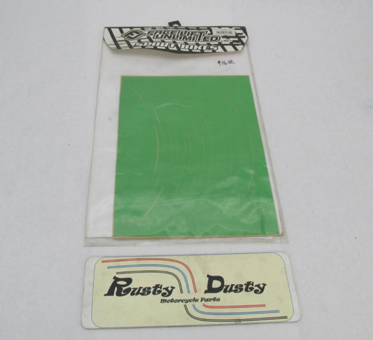 Face Lift Unlimited Sport Bike Green Decal Wheel 60605