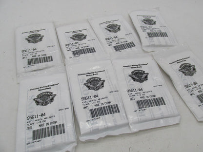 Lot of 8 Harley Davidson Genuine NOS Wheel Weights Flame Kit 95611-04