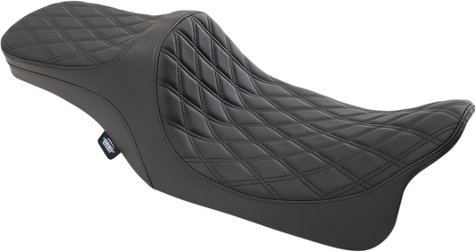 Drag Specialties Predator III 2 Up Seat Double Diamond 0801-1308