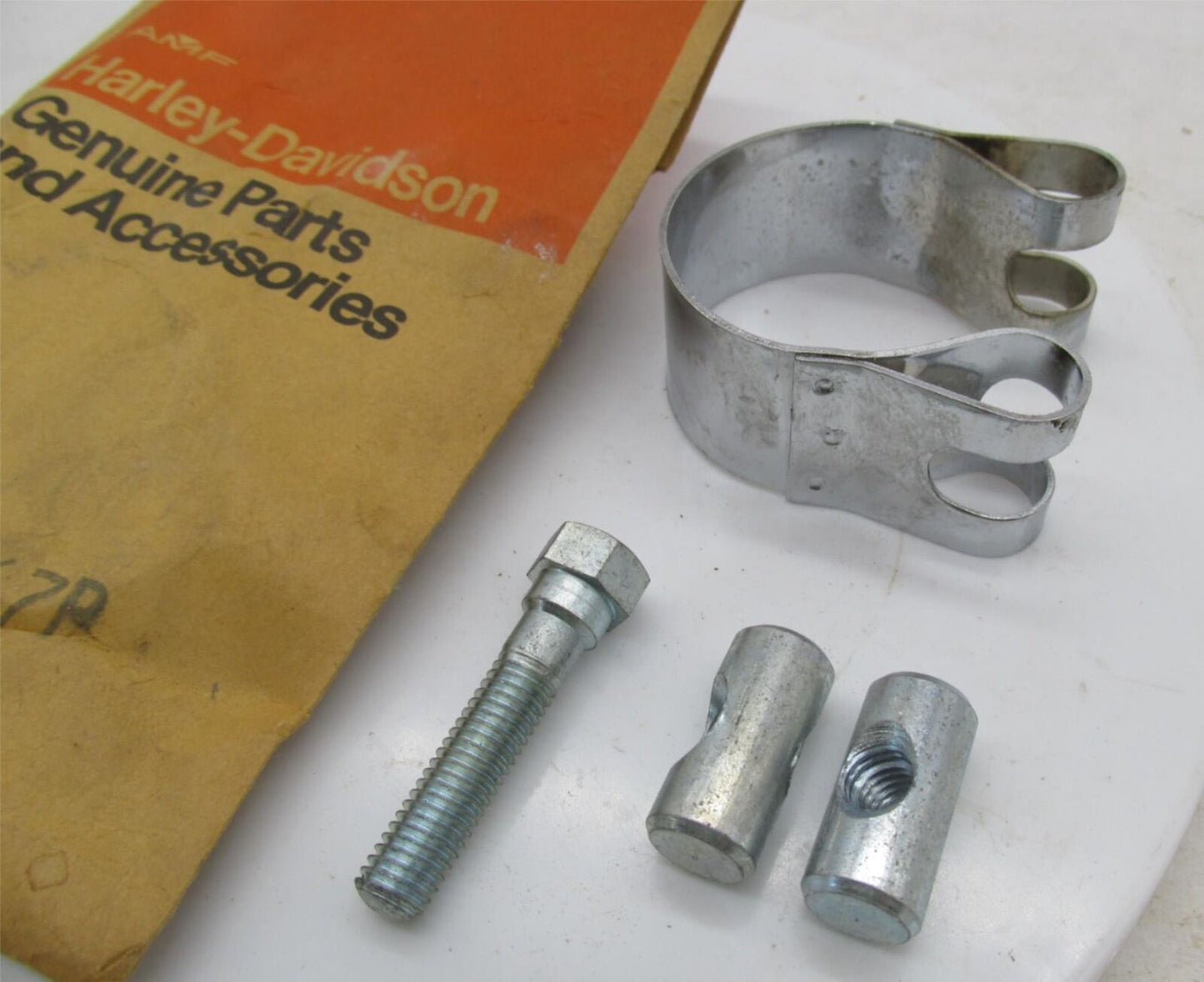 Harley Davidson Genuine NOS Aermacchi Sprint Exhaust Pipe Clamp 65514-67P