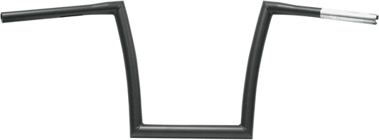 Todd's Cycle 1 1/4" Strip Handlebars 12" Flat Black 0601-2807