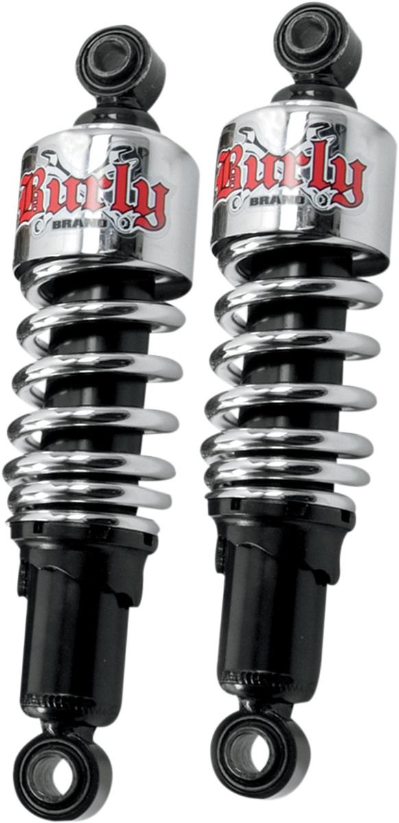Burly Slammer 10.5" Shocks Chome B28-1200