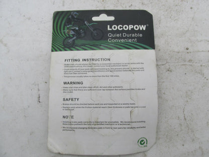 Locopow Motorcycle Brake Pads Quiet Durable Convenient 381