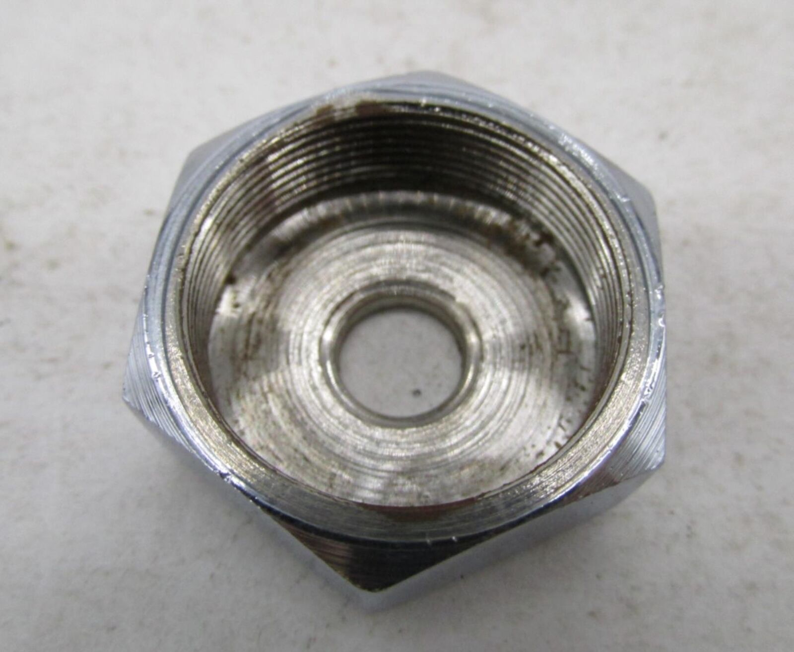 Harley-Davidson Genuine NOS Aermacchi Chrome Hex Cap Cover Nut 7650P