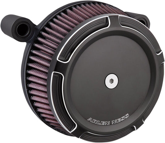 Arlen Ness Big Sucker Stage 1 Air Filter Kit With Slot Track Cover Black 50-841