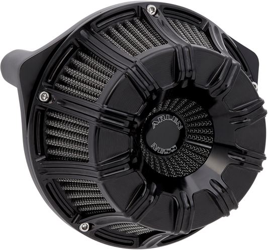 Arlen Ness Inverted Sucker Air Cleaner Black 10-Gauge 600-010