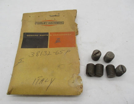 Lot of 6 NOS Harley Genuine Aermacchi Release Lever Adjuster Screws 38132-65P