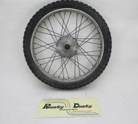 Vintage Rickman Enduro Trials Front Drum Brake Wheel w/ Tire 18 X 1.5