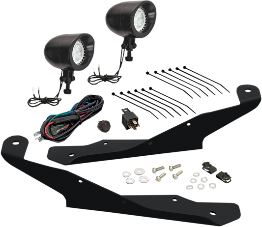 Show Chrome Black Mini LED Light kit 41-401BK