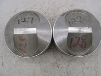 Pair of Harley Davidson Ross NOS High Performance Over Sized 392 Pistons