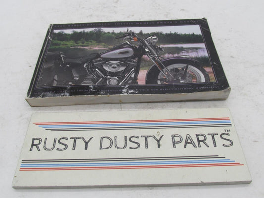 Harley-Davidson Official Factory 2001 Softail Owner's Manual Book 99469-01