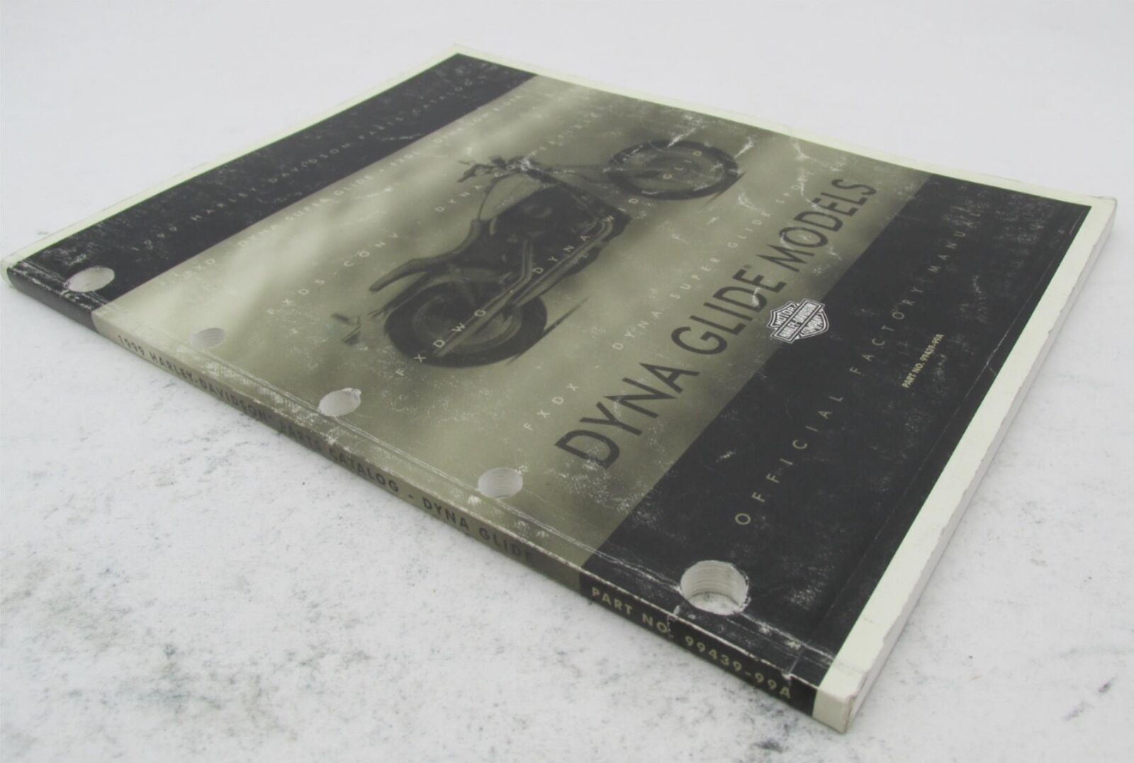 Harley-Davidson Official Factory 1999 Dyna Glide Models Parts Catalog 99439-99A