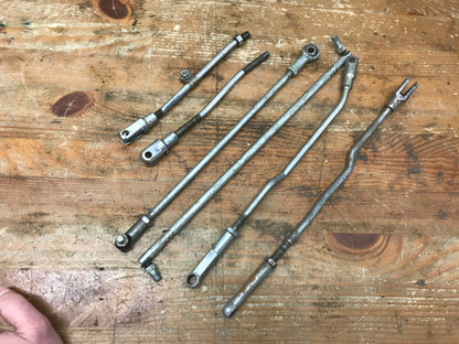 Mixed Lot of 6 Harley Connecting Shift Rods Lot EVO Shovelhead OEM Nic